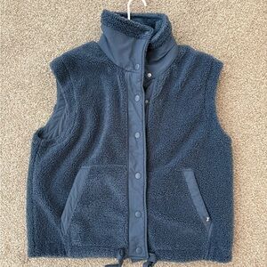 Cozy Blue Fleece Vest